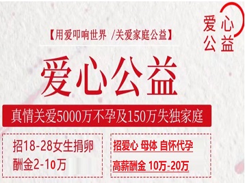 牡丹江捐卵助孕生子 爱心志愿者招募